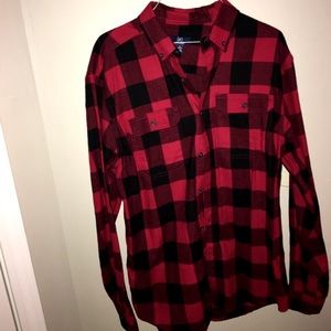 Plaid Oversized button down shirt!